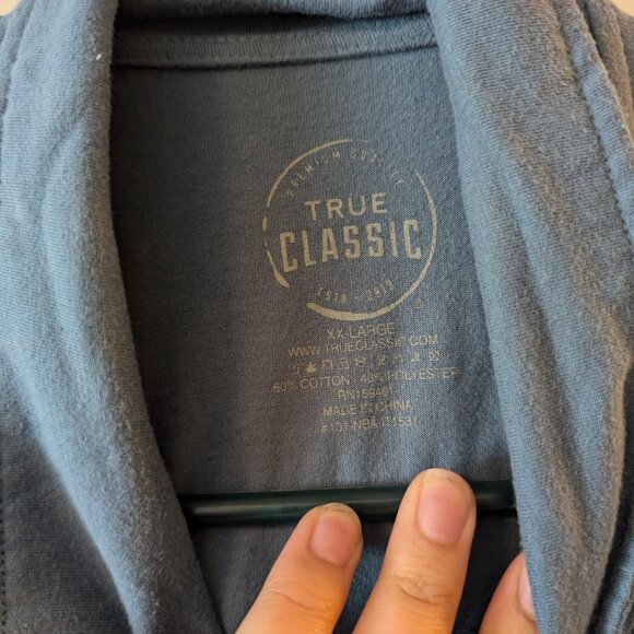 True Classic Heather Blue  Polo - Picture 2 of 2